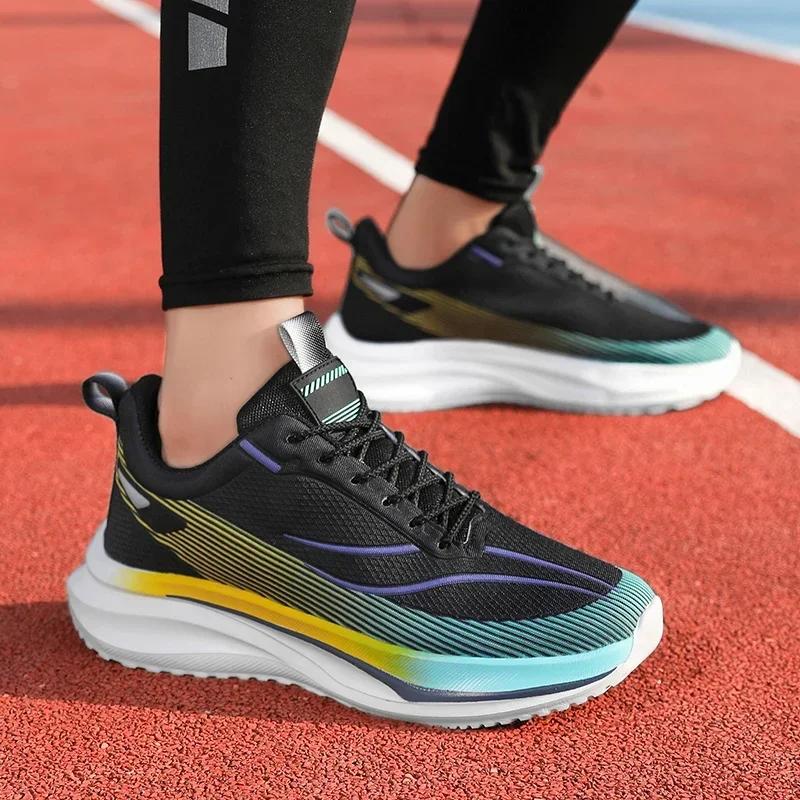 Sports Running Shoes2026 Summer Couple Style Friction Sound Real Explosive Carbon Board Fashionable Shock-absorbing Casual Shoes