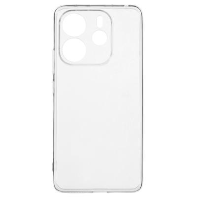 For Xiaomi Redmi Note 14 4G (163.25x76.55x8.16mm) Clear Phone Case Ultra-Thin Flexible TPU Back Cover