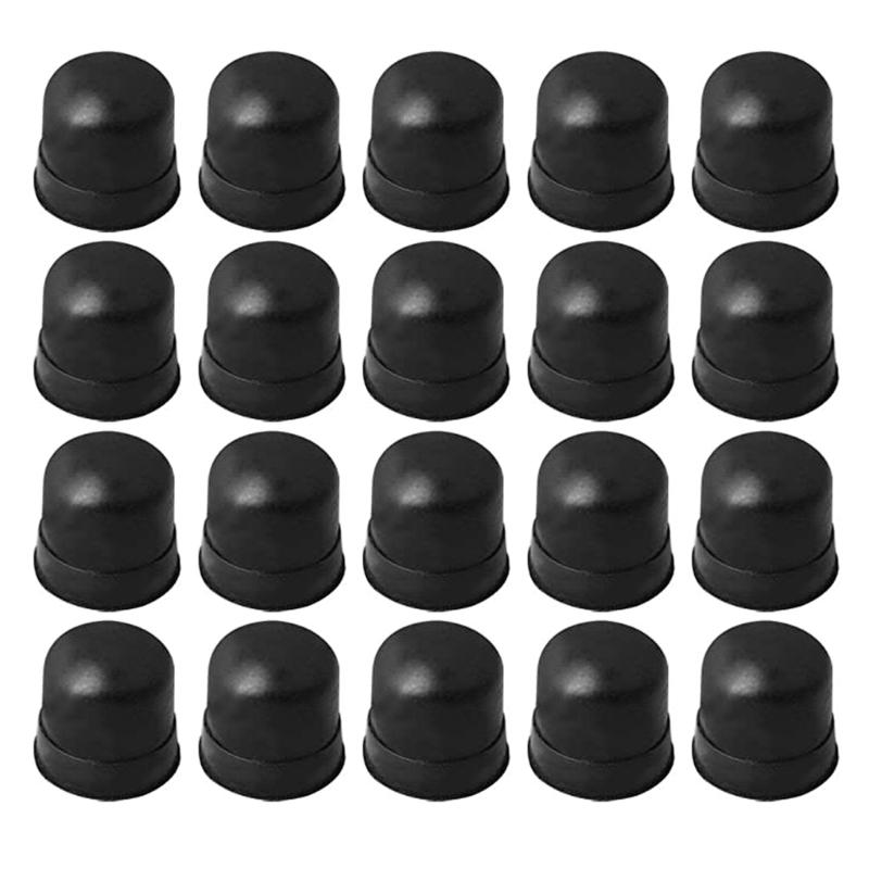 

20Pcs Black Trombone Slide Silicone End Cover Bumper Trombone Cover Repair Tool 1 чорний