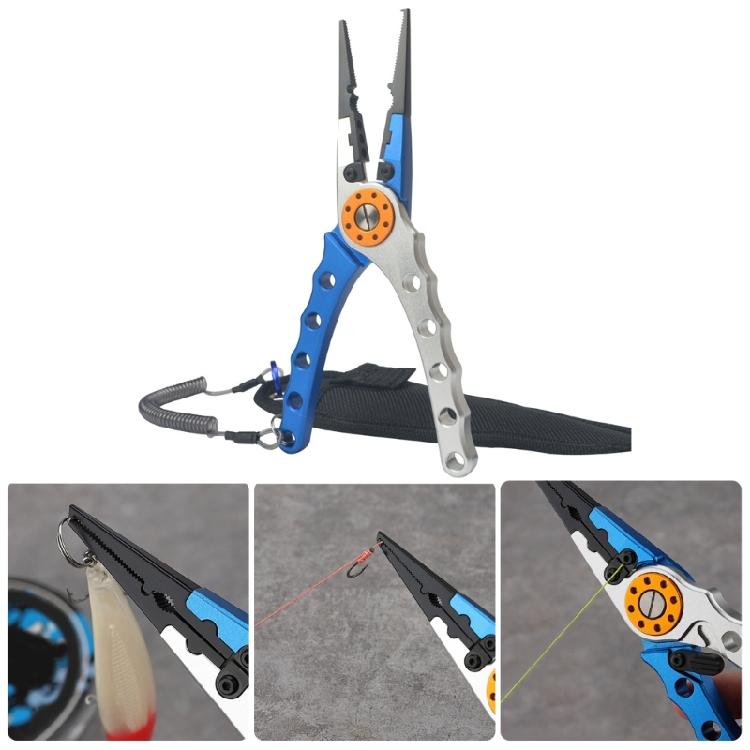 Fashion Fishing Pliers Multiple Tool Design for Anglers Cutting Line & Hook Removal Outdoor Tool, Without Lock Mechanism