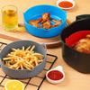 Reusable Air Fryer Liner Food-Grade Silicone Air Fryer Accessories Round Shaped 3 Colors Choose for Air Fryers Use