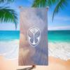 T-Tomorrowlands Musiklogo Mikrofaser Bedrucktes Strandtuch Bergsteigen Yoga Strand Schwimmen Laufen Saugfähiges Weiches Handtuch