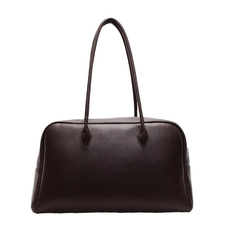 

Soft Luxury Bowling Shoulder Bag Fashi Simple Brand Large Capacity Brand Tote Bag High-end Versatile New Commuter Underarm Bag