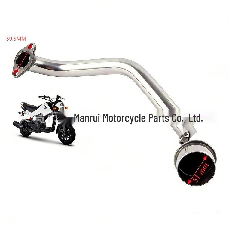 Front Bent Pipe for GY6 125/150 Full Exhaust System