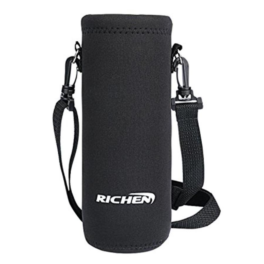 

Neoprene Water Bottle Carrier Bag with Adjustable Shoulder Strap Insulated Cover for Stainless Steel Glass Plastic Bottles in B United States