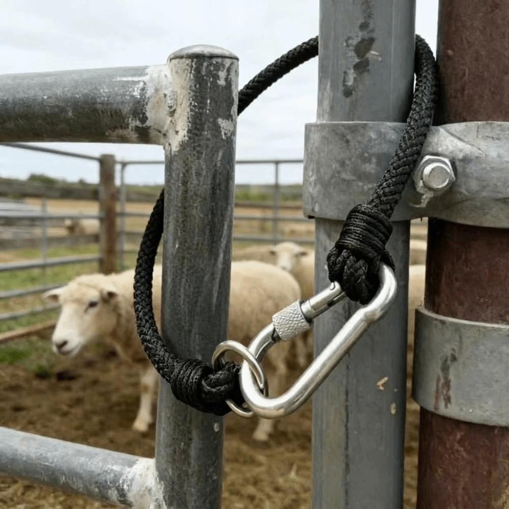 Weaving Rope Buckle Farm Anti-collision Door Lock Wear Resistant Stable Door Holder Paddock
