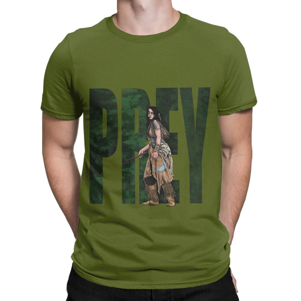 Prey Green Painting Funny Graphic 100 Cotton Tshirt Prey Tops Tees For Unisex