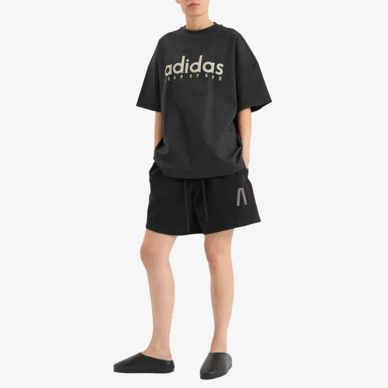 Adidas X Fear Of God Athletics Collaboration SS25 Comfortable Versatile Simple Solid Color Sports Shorts Men Shorts KA4569