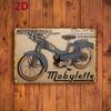 Vintage Motorcycle AV65 Metal Sign Ch  Retro Wall Art with Classic Design Waterproof  Durable Iron Hanging Poster for Home
