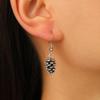 Retro Pine Cone Plant Specimen Earrings & Necklace - Trendy Fashion Jewelry