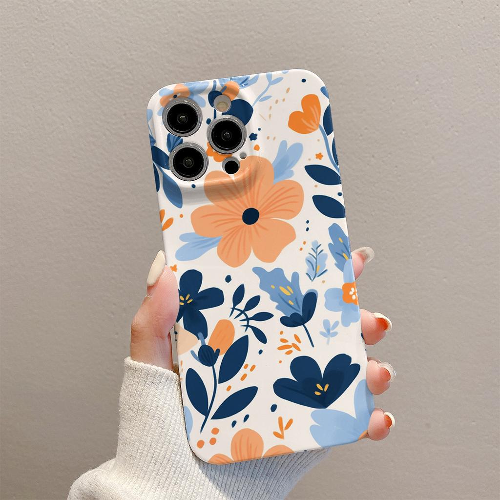 Buntes Blumenmuster 12 für Apple 11 Rundumschutz 14 Promax Handyhülle für IPhone 15 für Apple Handyhülle 13