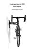 Adjustable Bicycle Wall Mount Rack with Silicone Protection, 40kg Capacity, Space-Saving Design.
