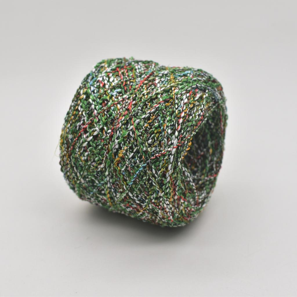 Handmade Specialty Yarn Double Color Segmented Dyeing Mixed Fiber Large Belly DIY Knitting Special Yarn 491 Autumn 2026