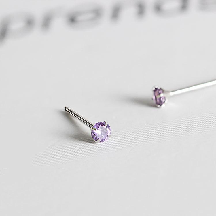 Mini Versatile Earrings and Rhinestone Series Korean Version Full Diamond Inlay