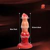 Realistic Dog Dildo for Women, Soft Silicone Fake Phallus with Unique Texture, Waterproof Manual Adult Toy for Solo
