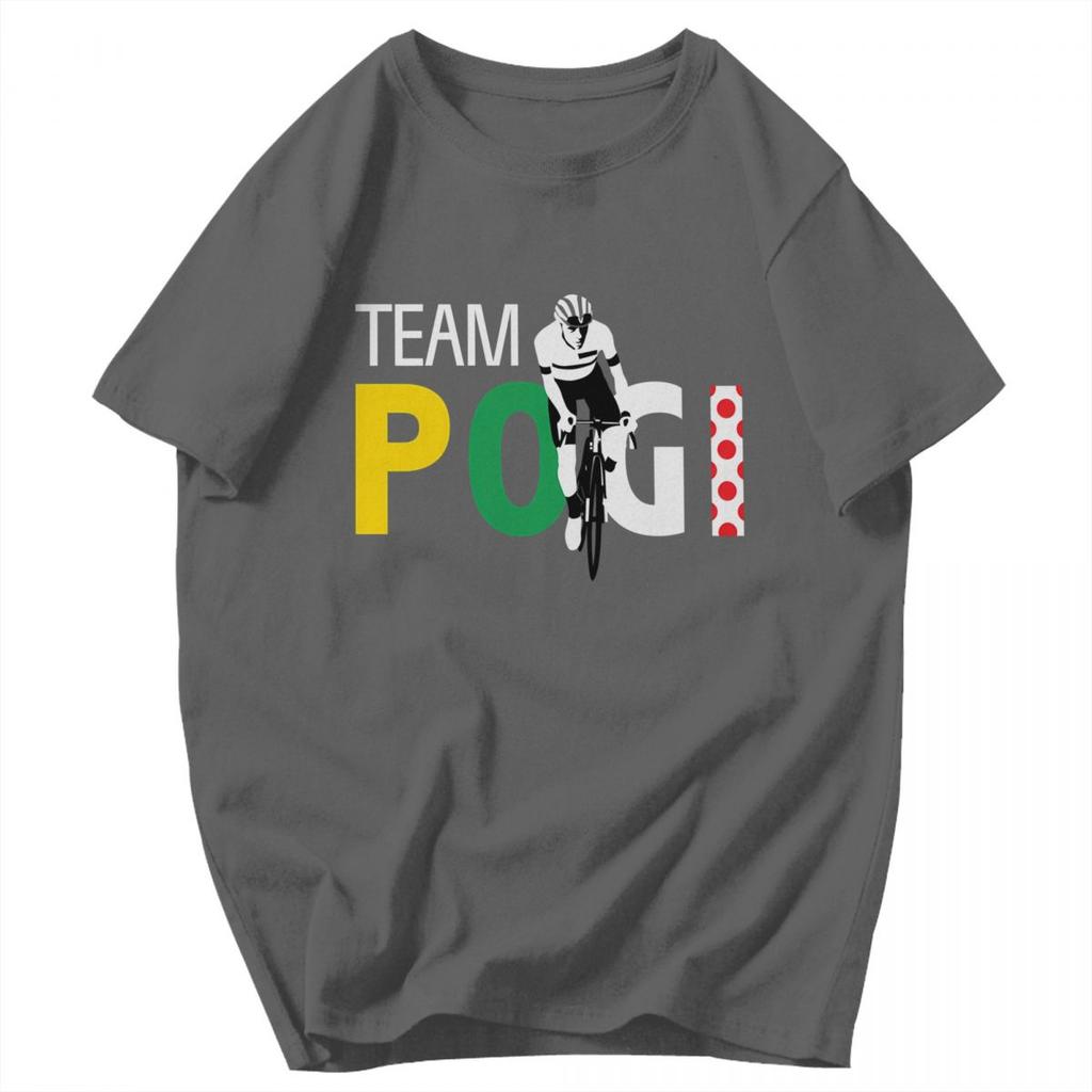 Men T Shirt Team Pogi Tadej Pogacar Tour De France Cotton Y2K Graphic Tees Unisex Clothes T Shirts