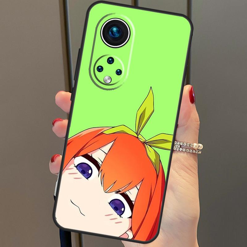 Itsuki Nino Yotsuba Nakano Cover For Honor 50 Lite Case For Huawei P20 P30 P40 Pro Nova 9 5T P Smart 2021 8X 9X 10i