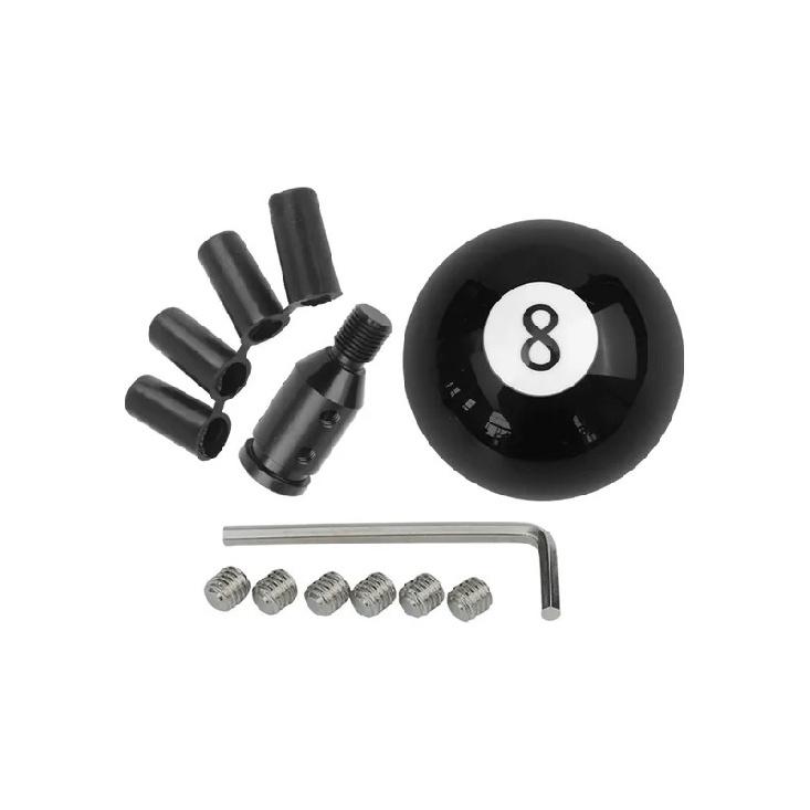 8 Ball Billiard Style Gear Shift Knob Compatible with Most Manual and Automatic Cars Easy tallation with Tools