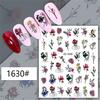 Nail Art Sticker Eye-catching Strong Stickiness Paper Colorful Fingernail Sticker DIY Nail Art