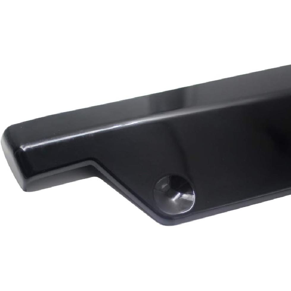 2 Stück Auto Universal Heckstoßstangenlippe Diffusor Splitter Canard Schutz Universal Frontstoßstangenlippe Karosseriekit Frontstoßstangen Seitenschweller Spoiler Splitter