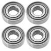 4pcs Z9504RST Lawn Mower Spindle Bearings Replacement For JD9236 JD9296 204BBAR P204RR6 Garden Tool Accessories