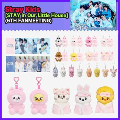 Stray Kids 6TAY v Našem Domě Oficiální SKZOO Tajná Sběratelská Karta, Mini Přívěsek & Plyšová Kolekce (Micro / 10CM / Hračka Ver.)