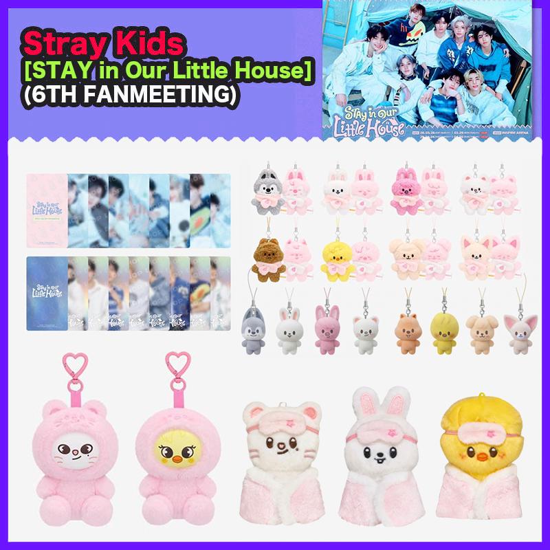 Stray Kids 6TAY a Casa Nostra Carta Scambiabile Segreta Ufficiale SKZOO, Mini Ciondolo e Collezione di Peluche (Micro / 10CM / Versione Giocattolo)
