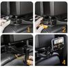 1pc Adjustable Car Seat Phone Holder with Headrest Mount - Durable ABS Material, Waterproof, Auto Vehicle Compatible, Secure Grip for Road Trips
