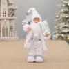 Yousheng Santa Christmas Decoration 12-Inch Handcrafted Festive Figurine for Tree Mantel Classic Holiday Collectible Gifts Xmas Holiday Tabletop Decor
