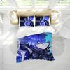 Genshin Impact Flins Q Duvet Cover Set Soft Wash Bed 3 Piece Summer Comfortable Student Dormitory Home Baby Bedding Best Seller