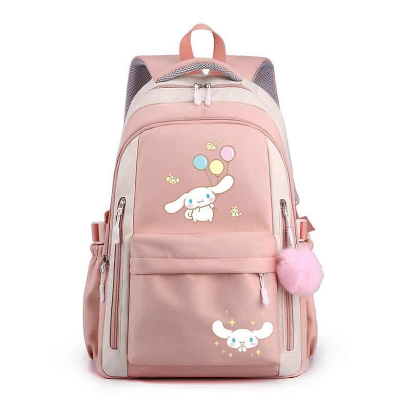 Cartoon Puppy Printed College Style Backpack Student Casual Schoolbag Large Capacity Student Schoolbag