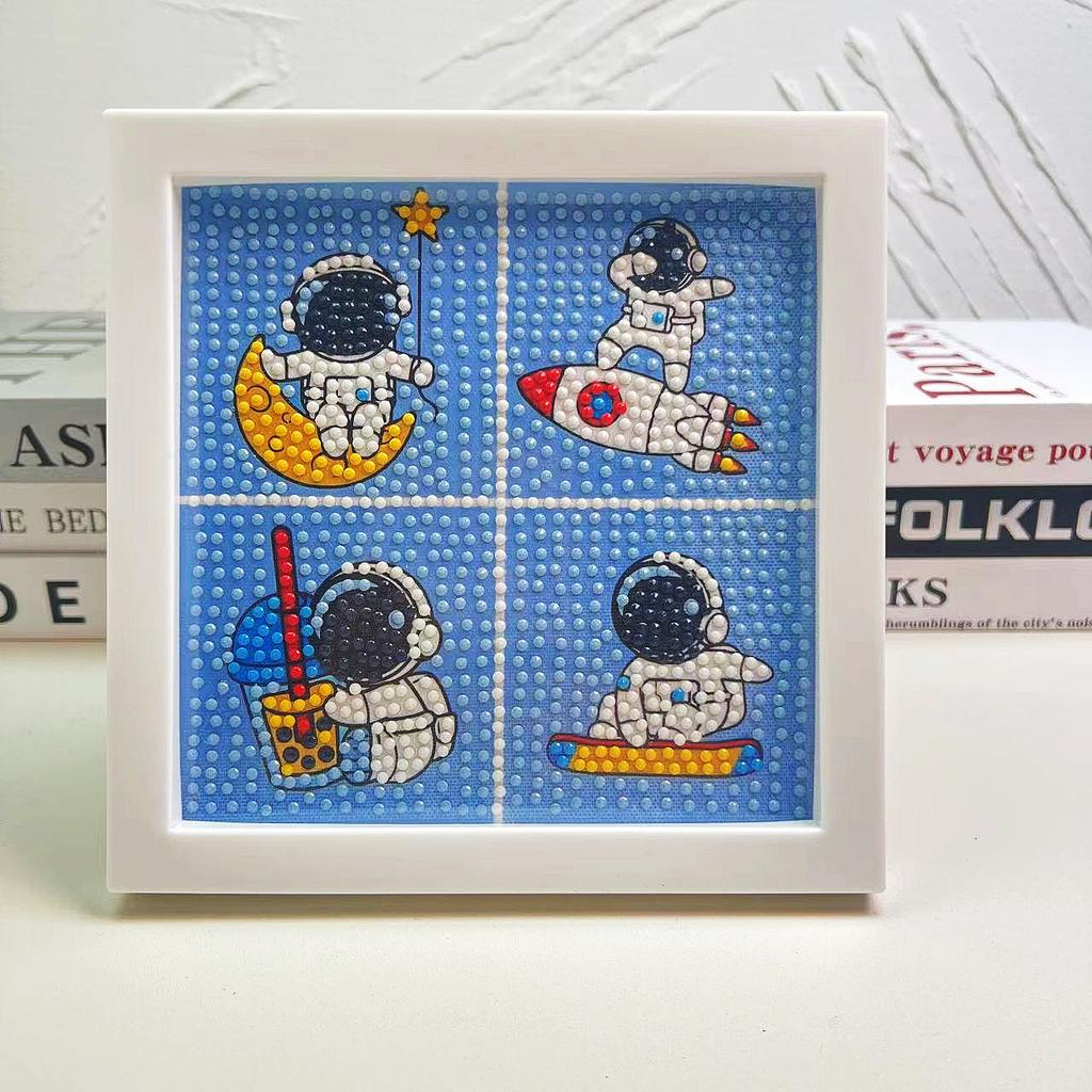 Children'S Diamond Painting Handmade Diy Masonry Painting Cartoon Diamond Sticker Bedroom Living Room Decorative Painting Photo Frame