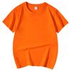 Baumwolle kinder rundhals t-shirt mittleren und großen kinder zuckerwatte farbe halbe hülse