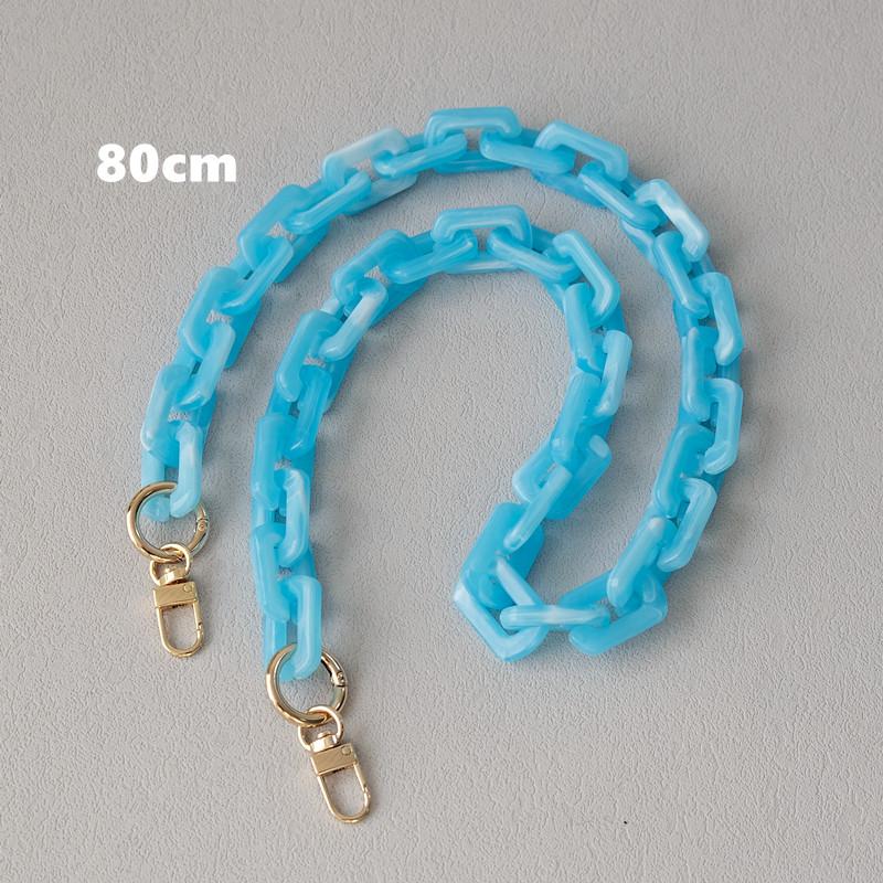 New Woman Bag Chain Accessory Detachable Parts Candy Crossbody Resin Luxury Strap Women Handbag Chains Acrylic Shoulder Handles