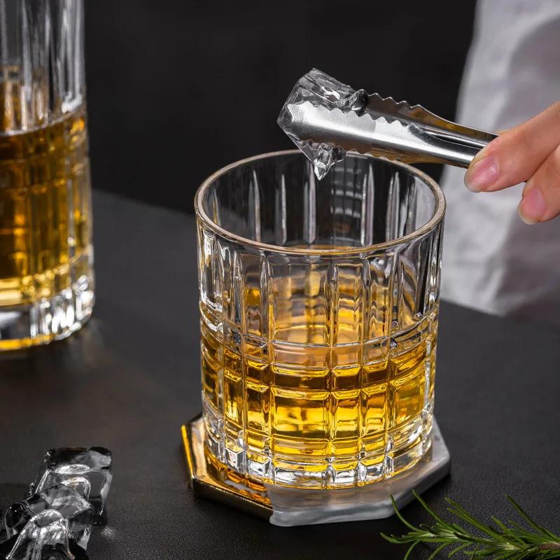 300ml/380ml Exquisite Foreign Wine Glass Elegant Whiskey Glass Transparent Cocktail Glass Party Fashion Colin Cup Wine Utensils