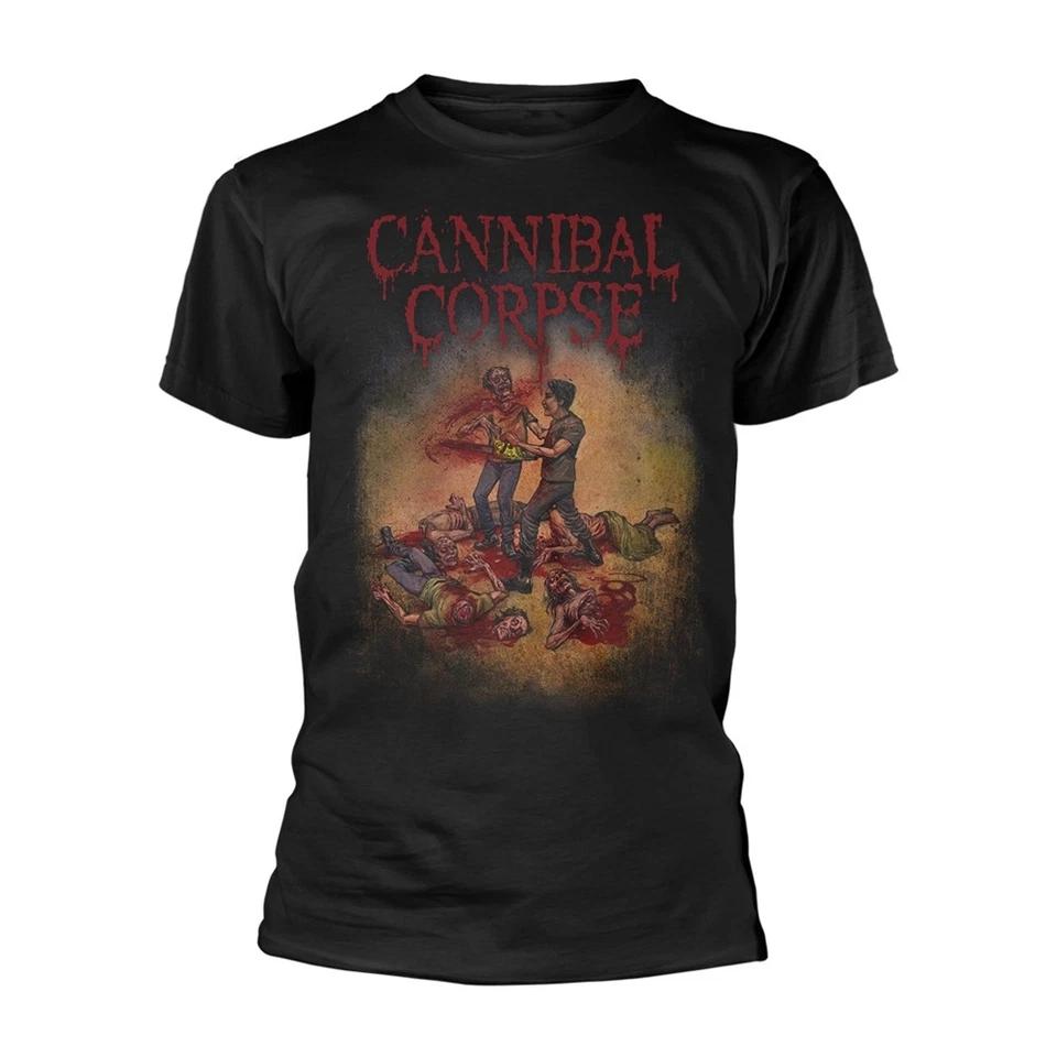 Cannibal Corpse Chainsaw Autorizzato Uomo Maglietta