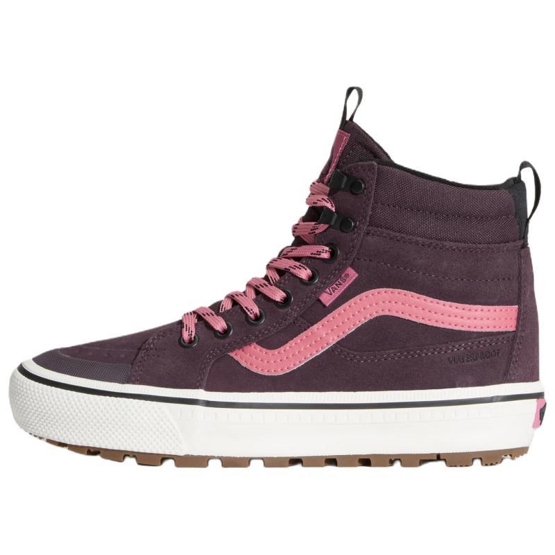 Vans Sk8 Hi Waterproof And Thermal Support High top Outdoor Shoes Unisex Dark Red Sneakers VN000DAQ02Y