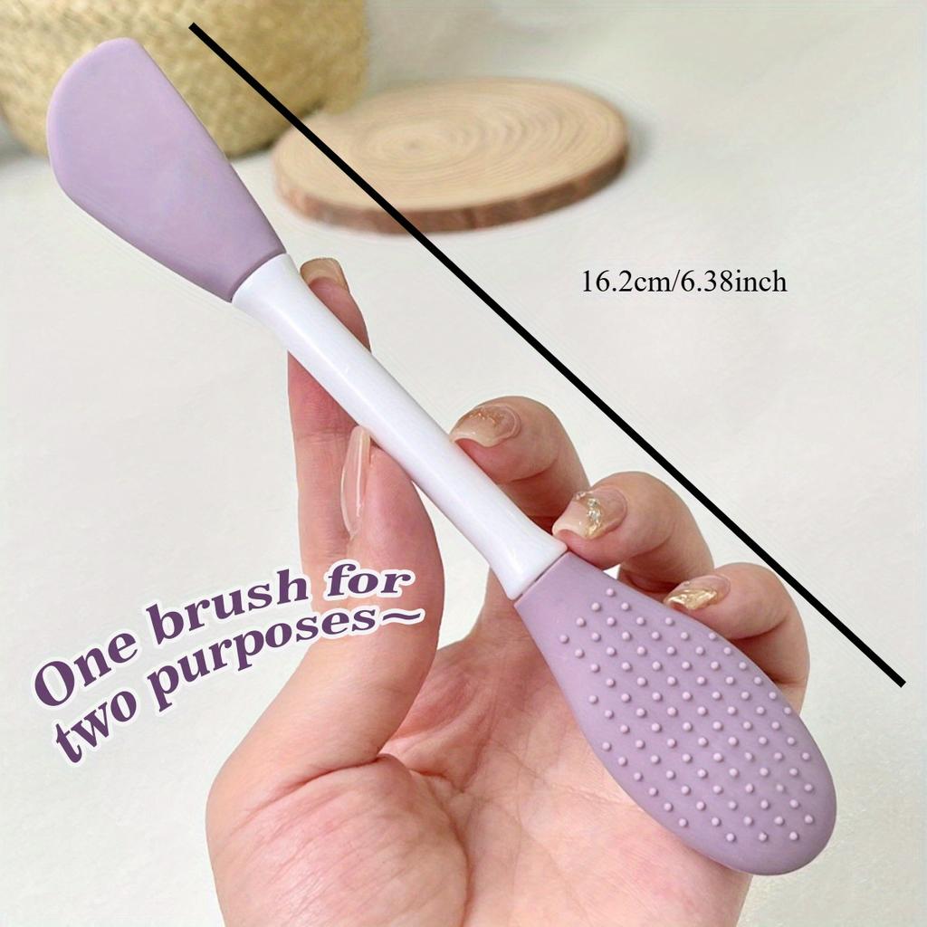 Silicone Facial Cleansing & Mask Brush 2 In1 Facial Skin Care Scrub Exfoliator Scrub Pore Blackhead Deep Cleaning Tools