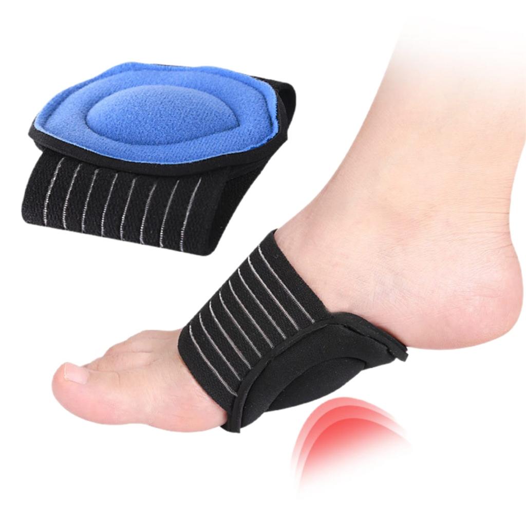 1Pair Thick Orthopedic Insoles Arch Support Pads for Flat Foot Plantar Fasciitis Heel Pain Relief Foot Care Bandage
