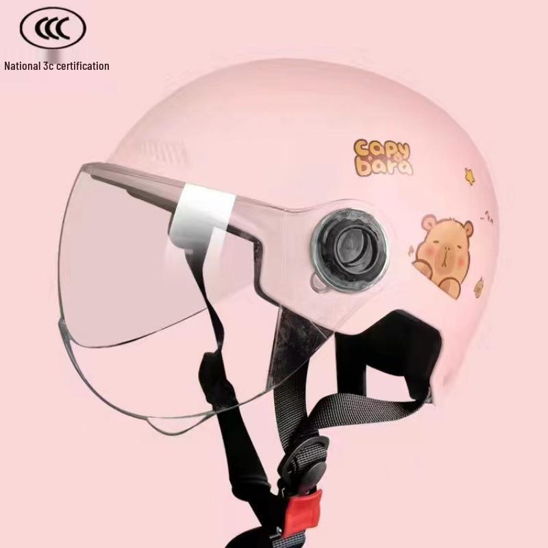 Certified Kids' Helmet: All-Season Safety for Boys & Girls - Cute & Secure for Electric Vehicles