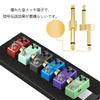 DanYun Effector Connecting Plug Crank Set of 4 6.35mm Patch Cables, Pure Copper, High Transmission Efficiency, for Guitar, Effects Pedal, Shielded