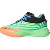 Adidas Dame 10 Slip Resistant Abrasion Resistant Low top Children's Basketball Shoes Green Black Unisex JP8635