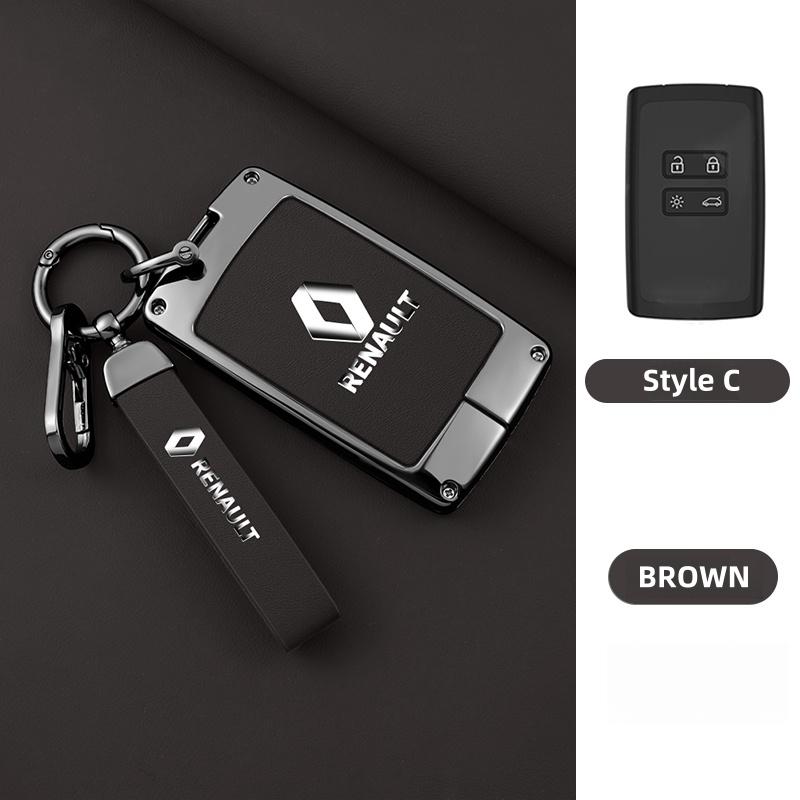 Radkappen für Renault Captur Megane Talisman Espace Clio Zoe Koleos Scenic 4 Arkana Dacia Sandero Card Fashion Metall Auto Schlüsselhülle
