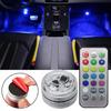 Adhesive Atmosphere Light Car Interior Ambient Light Auto Roof Light Wireless LED Lights Remote Control Decoration Lamp