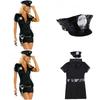 Sexy Adult Women's Police Uniform Halloween Costume
