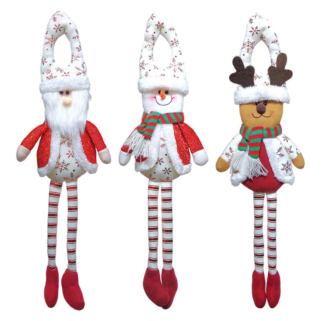 Christmas Door Hanging Ornament Long Leg Doll Hanging Decoration For Tree Holiday Party Decoration Indoor and Outdoor
