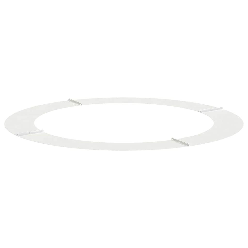 Tree Ring Suitable for Flat Tree Trunk White Ø90   120 Cm Steel