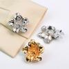 Flower Button Covers for Women Metal Cufflinks Blouses Shirt Decorative Clips Buttons Jewelry No Sewing Buttons Gift
