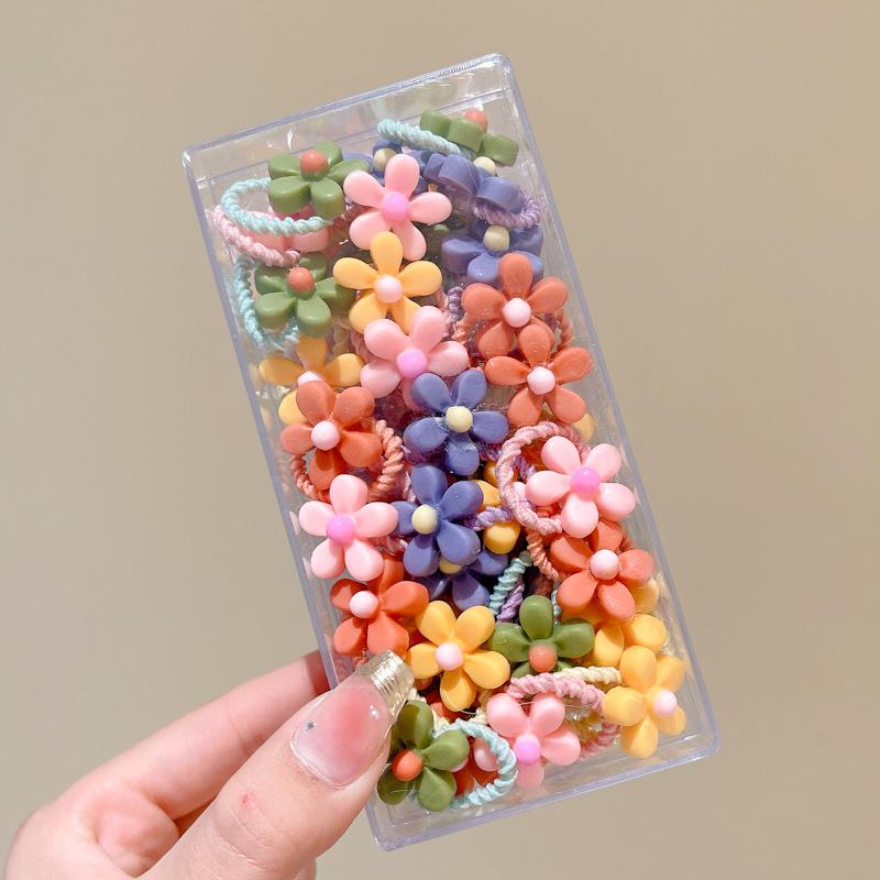 10-30PCS/Set, Cute Cartoon Animals, Hair Bands, Girls, Elastic Rubber Band, Headwear, Hair Accessories
