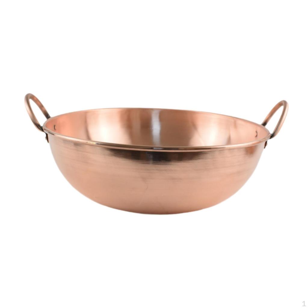 Ensemble de Cuisine en Cuivre avec Poignées et Couvercle